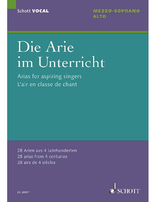 SCHOTT ARIAS FOR ASPIRING SINGERS - VOIX