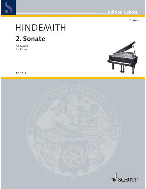 SCHOTT HINDEMITH PAUL - SONATE II IN G MAJOR - PIANO