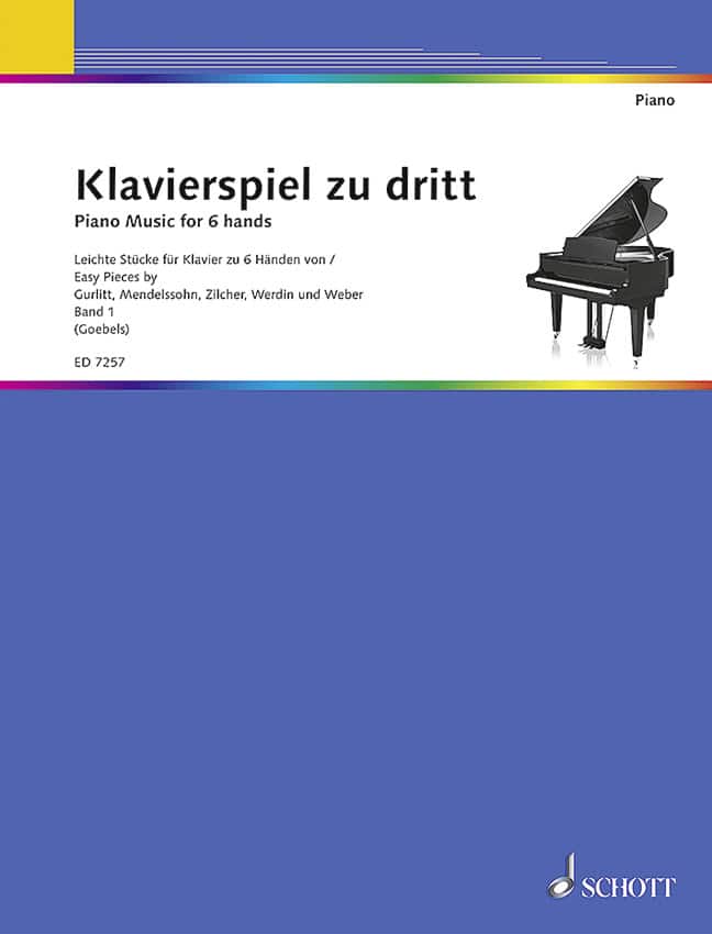 SCHOTT KLAVIERSPIEL ZU DRITT BAND 1 - PIANO