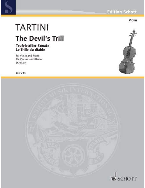 EULENBURG TARTINI GIUSEPPE - SONATA IN G MINOR - VIOLIN AND PIANO
