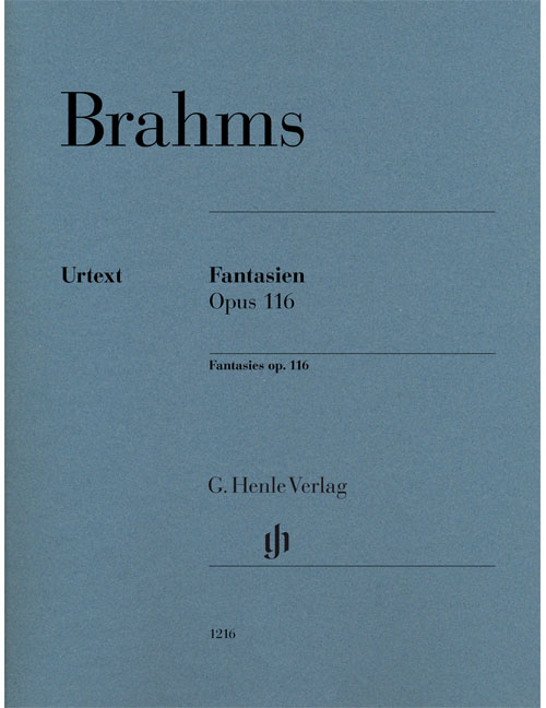 HENLE VERLAG BRAHMS JOHANNES - FANTAISIES OP.116 - PIANO