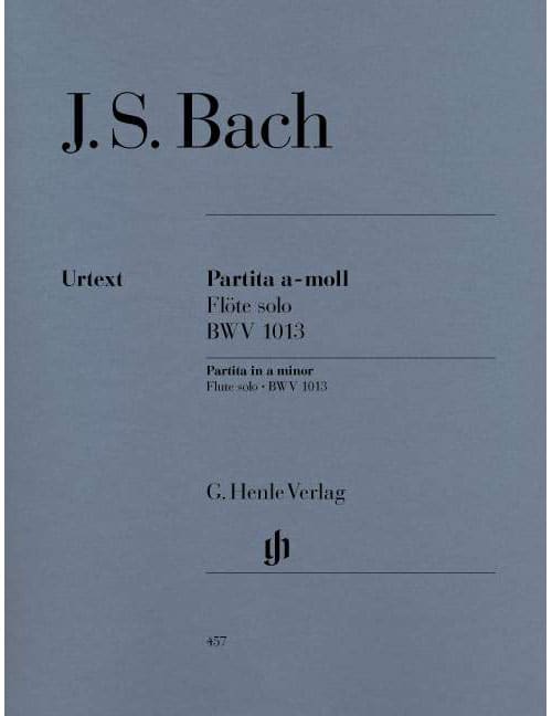 HENLE VERLAG BACH J.S. - PARTITA FOR FLUTE SOLO A MINOR BWV 1013