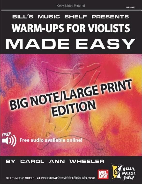 MEL BAY WHEELER CAROL ANN - WARM-UPS FOR THE VIOLISTS MADE EASY - VIOLA