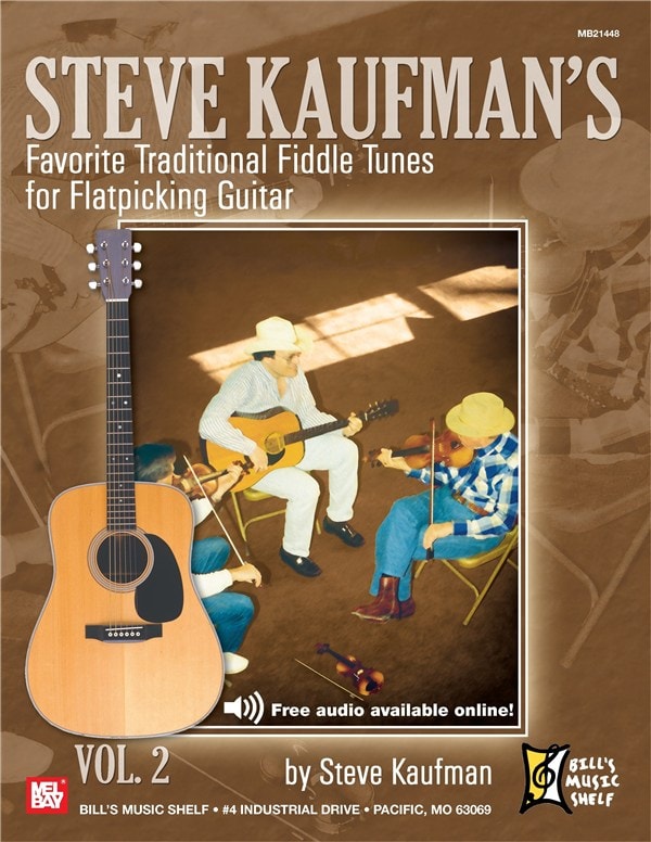 MEL BAY KAUFMAN STEVE - STEVE KAUFMAN'S FAVORITE FIFTY AM TRAD. FIDDLETUNES V2 G-M - GUITAR