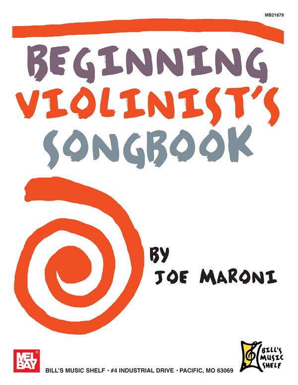 MEL BAY MARONI JOE - BEGINNING VIOLINIST'S SONGBOOK - VIOLIN