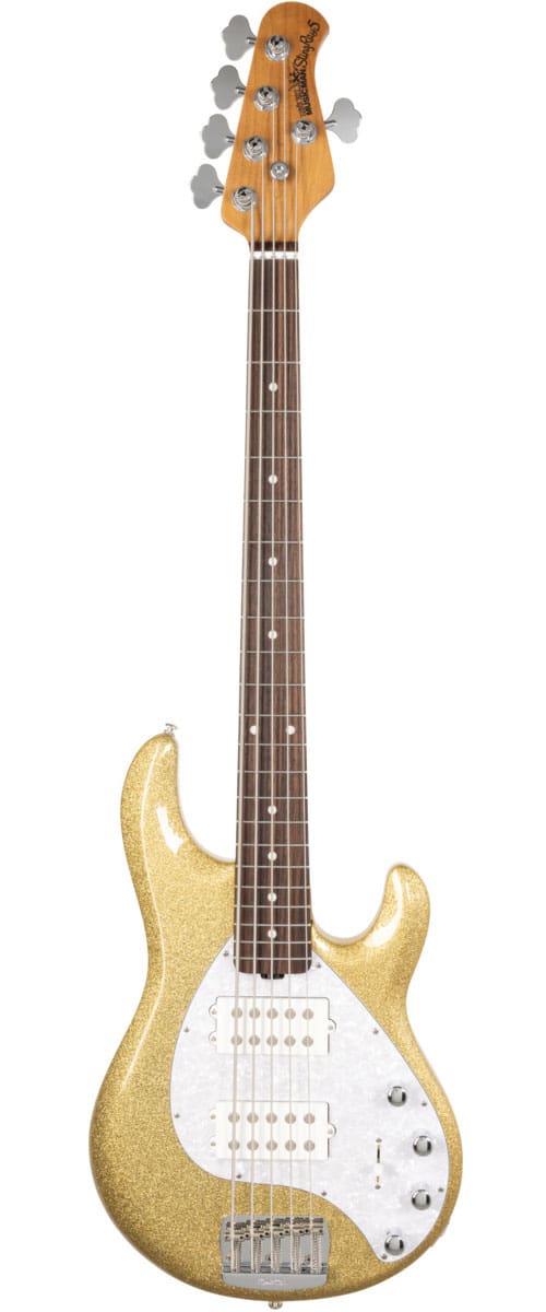 MUSIC MAN STINGRAY SPECIAL 5 HH - GENIUS GOLD - ROASTED MAPLE/ROSEWOOD - WHITE PG - CHROME