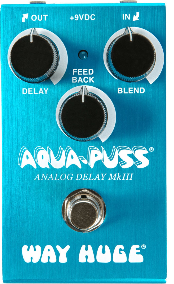 WAY HUGE DELAY EFFECT PEDALS AQUA-PUSS MINI