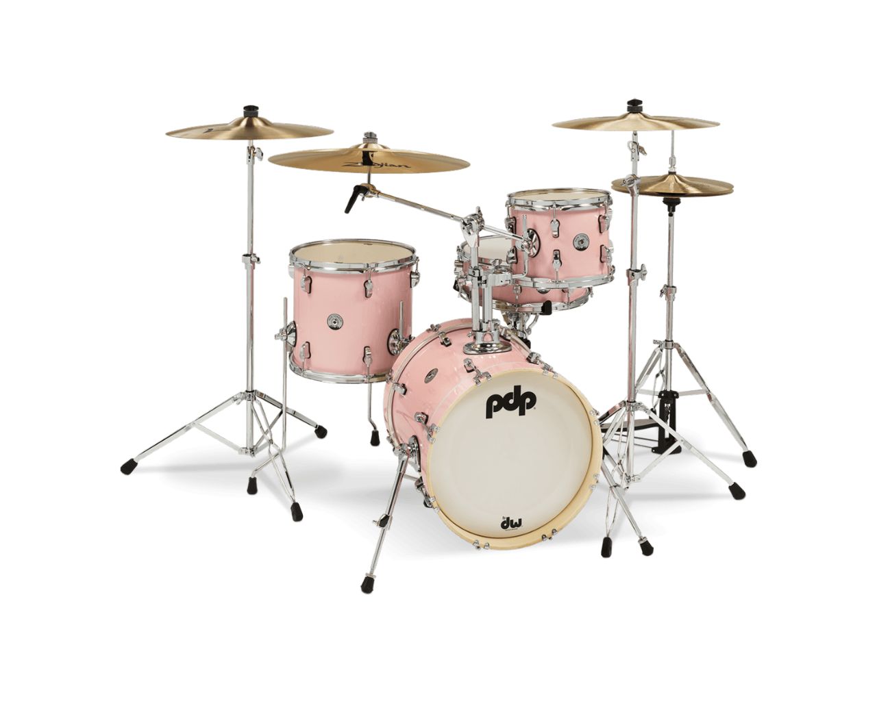 PDP BY DW PALE ROSE SPARKLE SHELLSET NEW YORKER PDNY1604PR