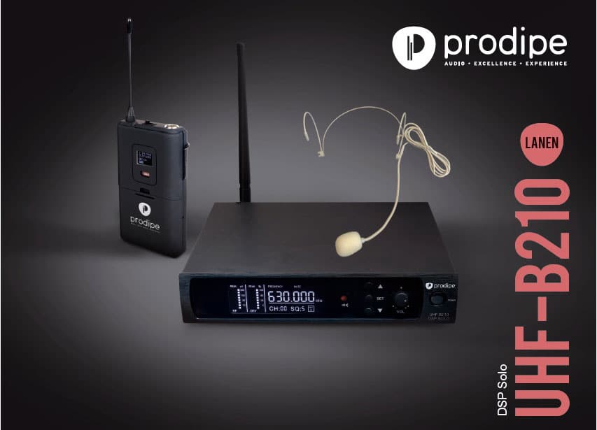 PRODIPE UHF B210 DSP HEADSET SOLO 