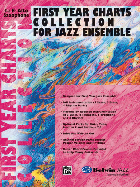 ALFRED PUBLISHING FIRST YEAR JAZZ COLLECTION - ALTO SAXOPHONE 1