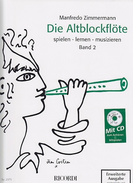 RICORDI ZIMMERMANN MANFREDO - DIE ALTBLOCKFLOTE VOL 2 + CD