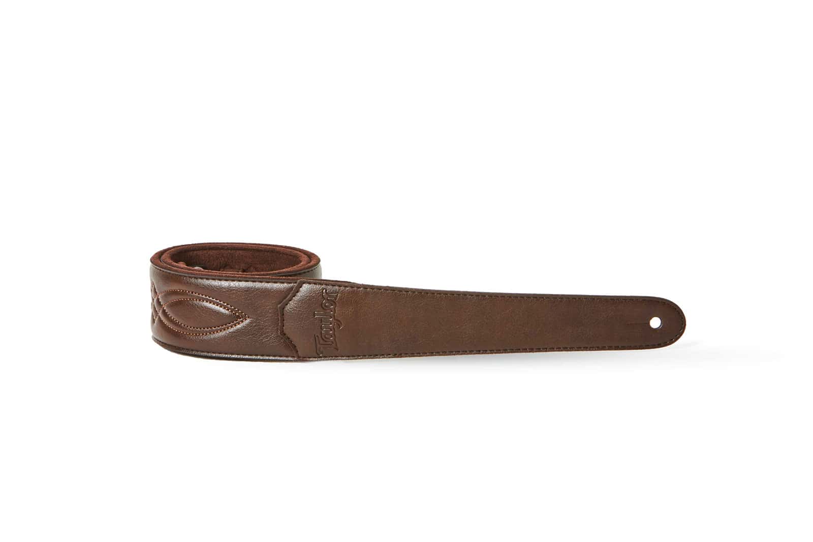 TAYLOR GUITARS STRAP VEGAN LEATHER CHOCOLATE BROWN 2