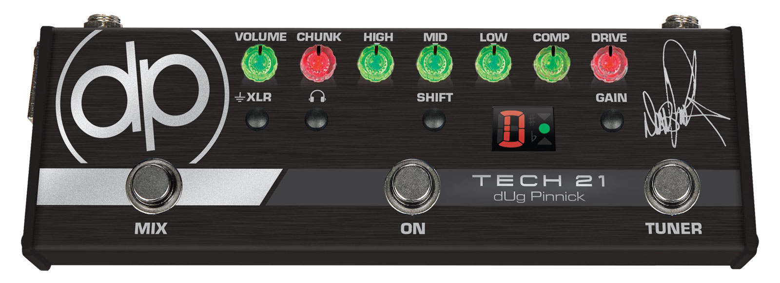 TECH21 DUG PINNICK DP-3X SIGNATURE PEDAL PREAMP FOR BASS