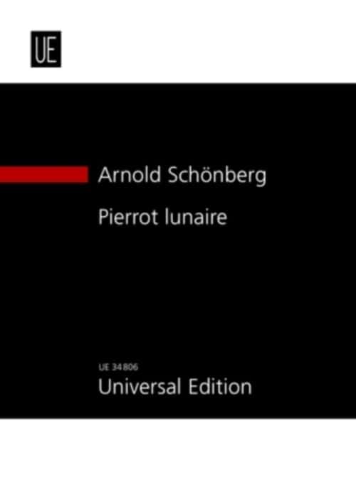 UNIVERSAL EDITION SCHONBERG A. - PIERROT LUNAIRE OP. 21 - CONDUCTEUR
