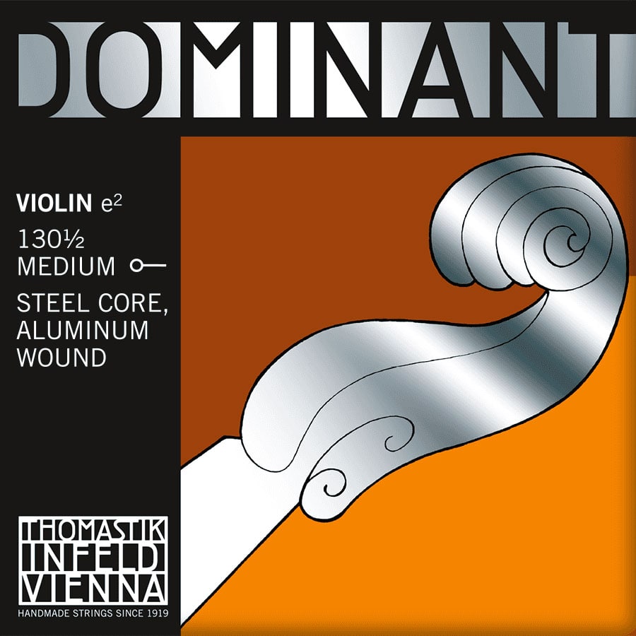 THOMASTIK 1/2 DOMINANT VIOLIN STRING E 130 MEDIUM TENSION