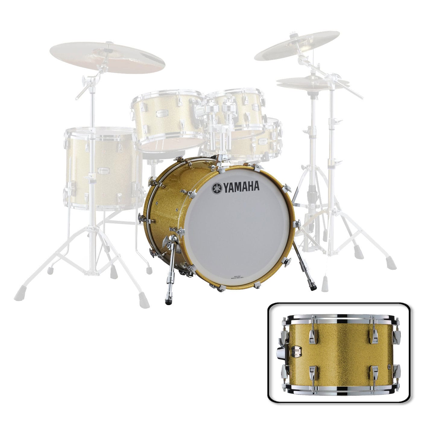 YAMAHA JAMB2016GCS - BD 20 X 16 GOLD CHAMPAGNE SPARKLE