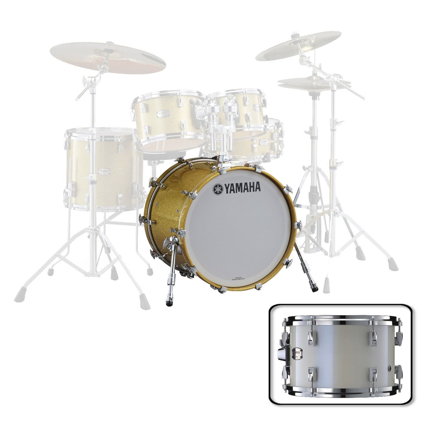 YAMAHA JAMB2016PWH - BD 20 X 16 POLAR WHITE