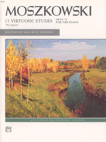 ALFRED PUBLISHING MOSZKOWSKI M. - ETUDES OP 72 - PIANO SOLO