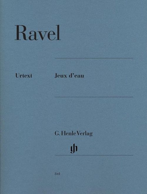 HENLE VERLAG RAVEL JEUX D'EAU PIANO