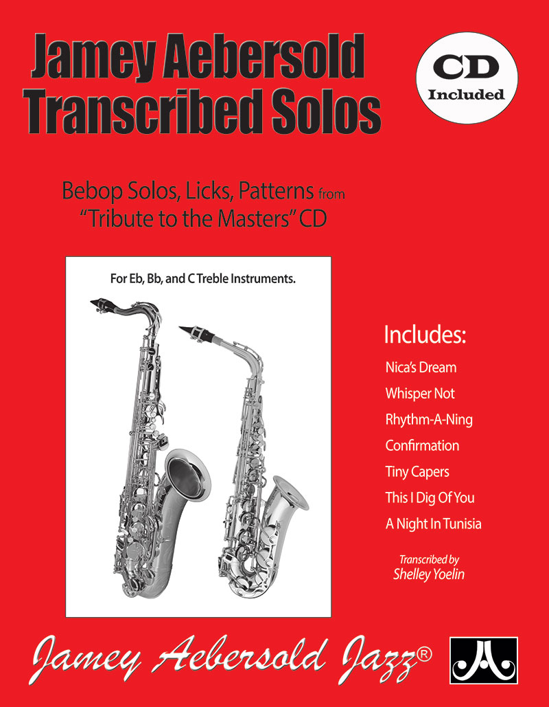 AEBERSOLD JAMEY AEBERSOLD TRANSCRIBED SOLOS + CD - ALL INSTRUMENTS