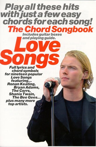 WISE PUBLICATIONS LOVE SONGS CHORD SONGBOOK - LYRICS AND CHORDS