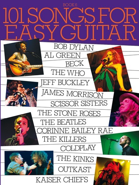WISE PUBLICATIONS 101 SONGS FOR EASY GUITAR - BK. 6 - MELODY LINE, LYRICS AND CHORDS