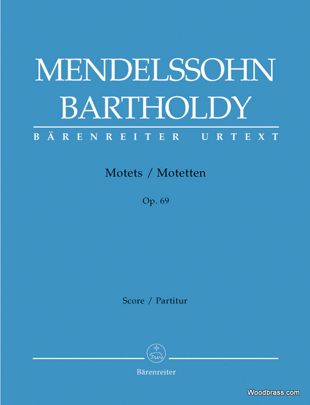 BARENREITER MENDELSSOHN F. - MOTETS OP.69 - SATB
