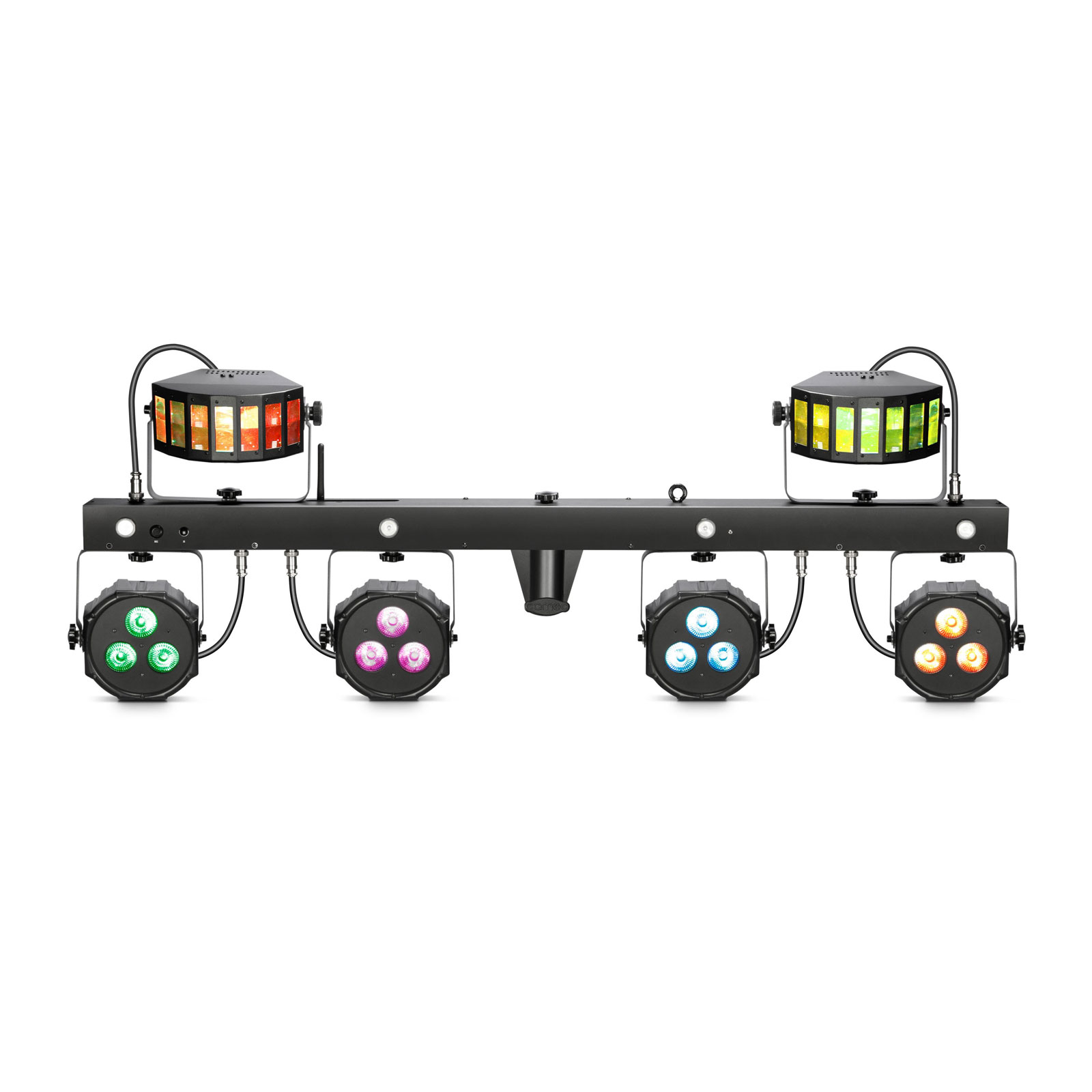CAMEO MULTI FX BAR EZ - 3 LIGHT EFFECTS LIGHTING SYSTEM FOR MOBILE DJS AND GROUPS