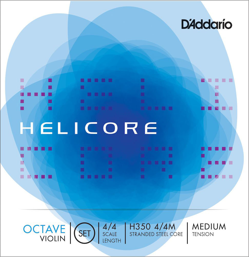 D'ADDARIO AND CO SET OF STRINGS FOR VIOLIN 4/4 HELICORE OCTAVE TENSION MEDIUM