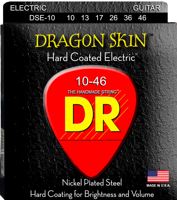 DR STRINGS DSE-10 DRAGON SKIN ELECTRIC 10-46 MEDIUM