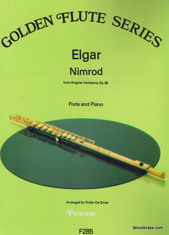 FENTONE MUSIC ELGAR E. - NIMROD FROM ENIGMA VARIATIONS OP.36 - FLUTE & PIANO