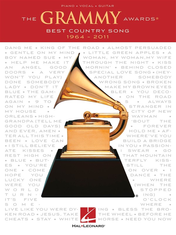 HAL LEONARD GRAMMY AWARDS BEST COUNTRY SONG 1964-2011 - PVG