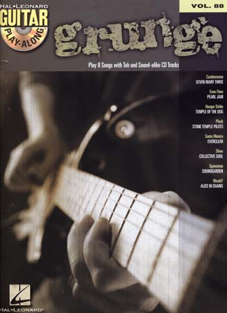 HAL LEONARD GUITAR PLAY ALONG VOL.088 GRUNGE + CD