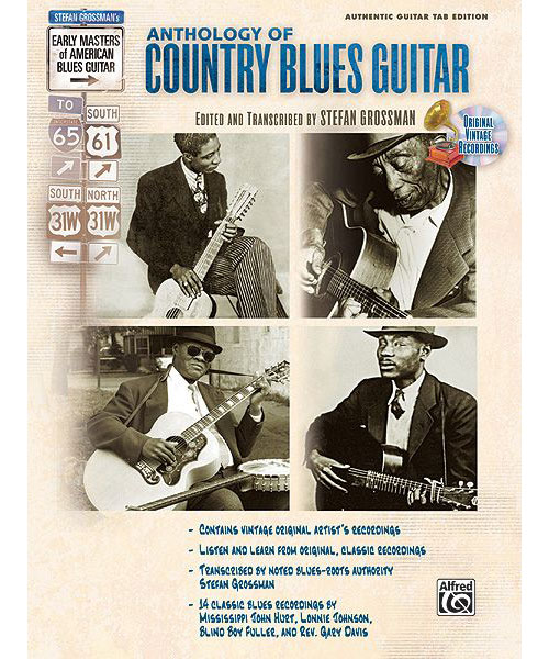 ALFRED PUBLISHING ANTHOLOGY OF COUNTRY BLUES GUITAR + CD