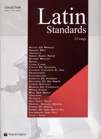 VOLONTE&CO LATIN STANDARDS - 25 SONGS - PVG