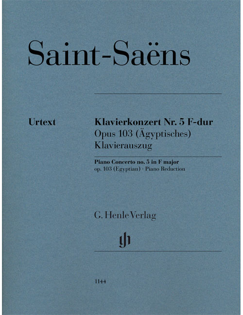 HENLE VERLAG SAINT-SAENS CAMILLE - CONCERTO POUR PIANO N°5 OP.103 (DIT 