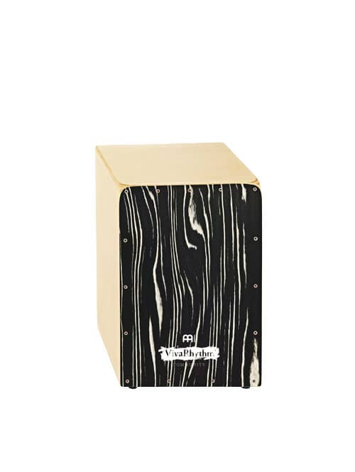 MEINL SNARE CAJON - NATURAL - BIRCH WOOD - WITH STRIPED ONYX FRONTPLATE