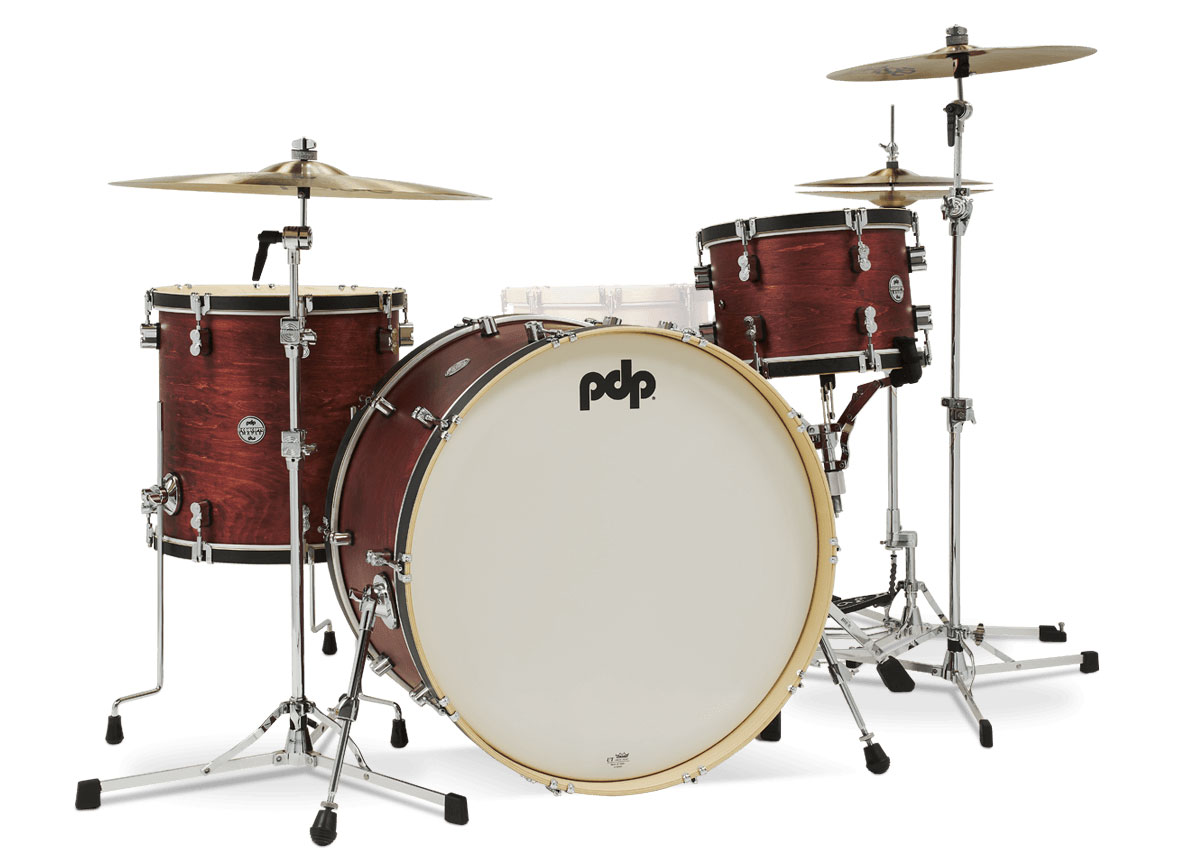 PDP BY DW CONCEPT CLASSIC WOOD HOOP 3 SHELLS 26,13,16 OX BLOOD STAIN - PDCC2613OB
