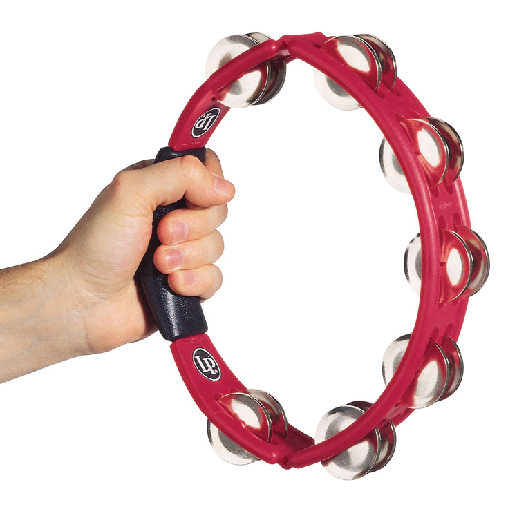 LP LATIN PERCUSSION LP151 - TAMBOURINE CYCLOP RED 
