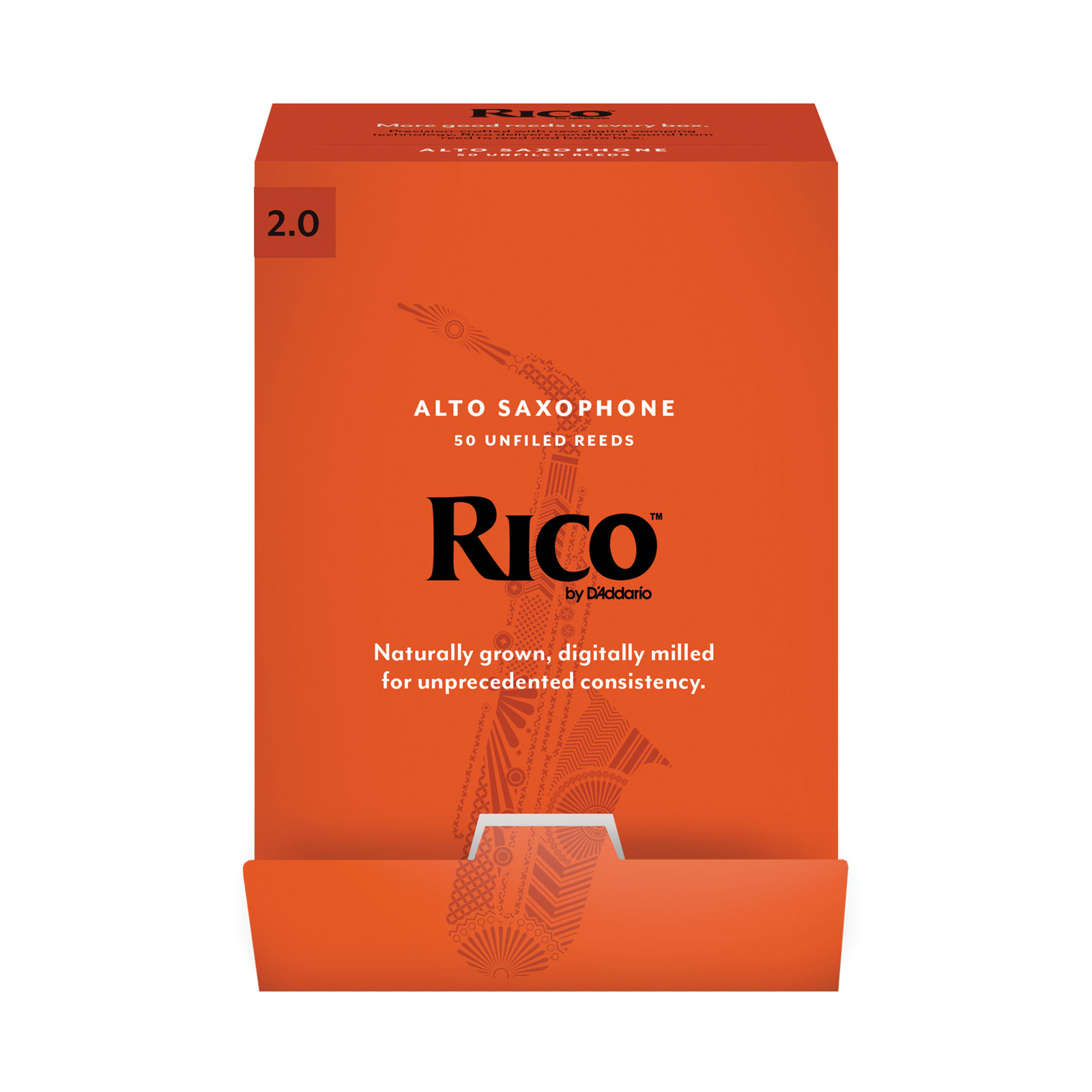 D'ADDARIO - RICO RJA0120-B50 - ALTO SAXOPHONE REEDS RICO PAR - FORCE2 - BOX OF50