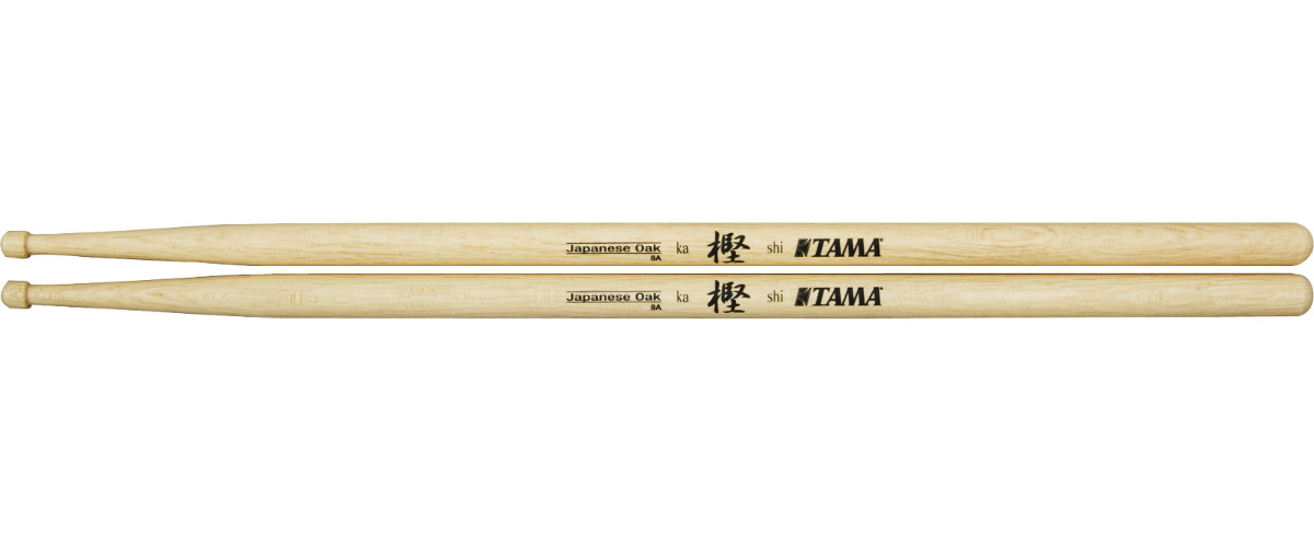 TAMA 8A - TRADITIONAL SERIES - DRUMSTICK JAPANESE OAK - 14MM - OLIVE PLATE BOUT ROND 