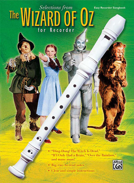 ALFRED PUBLISHING WIZARD OF OZ - RECORDER SOLO