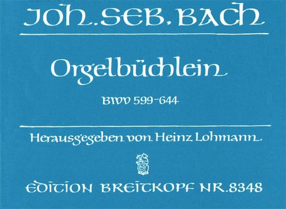 EDITION BREITKOPF BACH JOHANN SEBASTIAN - ORGELBUCHLEIN BWV 599-644 - ORGAN