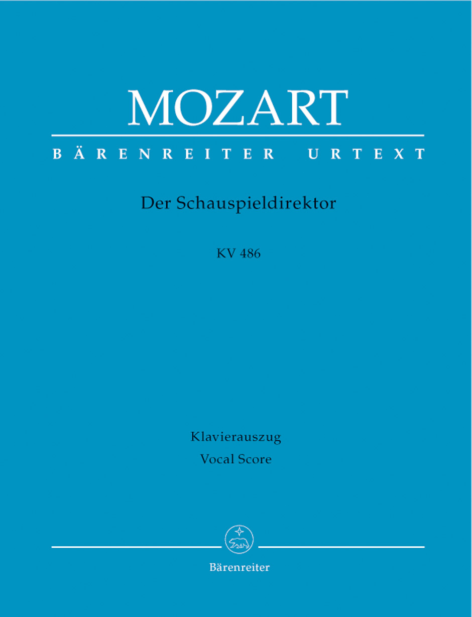 BARENREITER MOZART W.A. - DER SCHAUSPIELDIREKTOR KV 486 - CHANT, PIANO 