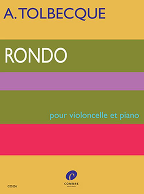 COMBRE TOLBECQUE A. - RONDO - VIOLONCELLE ET PIANO
