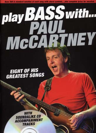 WISE PUBLICATIONS MC CARTNEY PAUL PLAY BASS WITH TAB CD