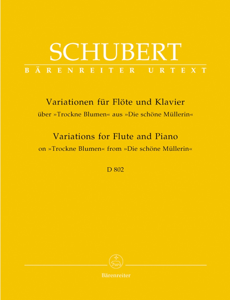 BARENREITER SCHUBERT F. - VARIATIONS ON 