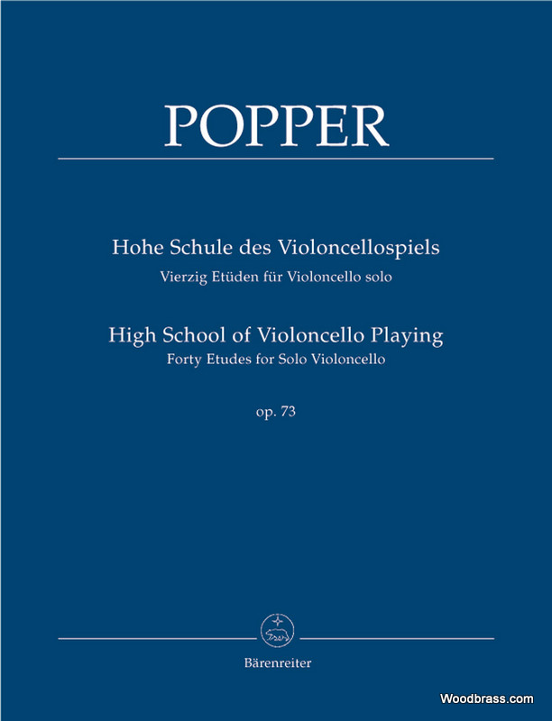 BARENREITER POPPER D. - HIGH SCHOOL OF VIOLONCELLO PLAYING OP.73
