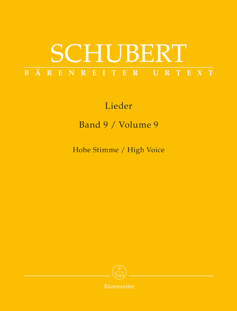 BARENREITER SCHUBERT FRANZ - LIEDER VOL.9 - VOIX HAUTE & PIANO