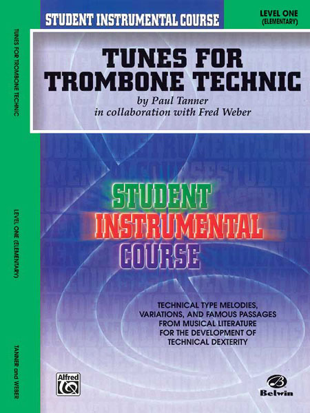ALFRED PUBLISHING TUNES FOR TECHNIC 1 - TROMBONE